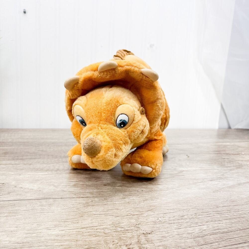 The Land‎ Before Time Cera Triceratops Plush VTG 1988 UCS Amblin JC Penney